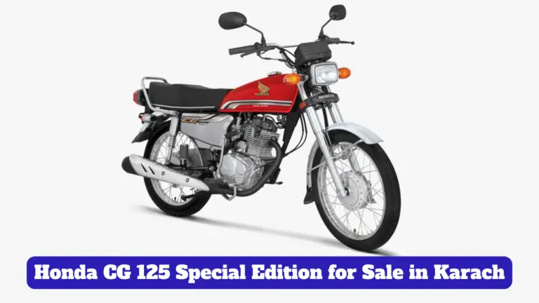 Honda CG 125 Special Edition for Sale in Karach