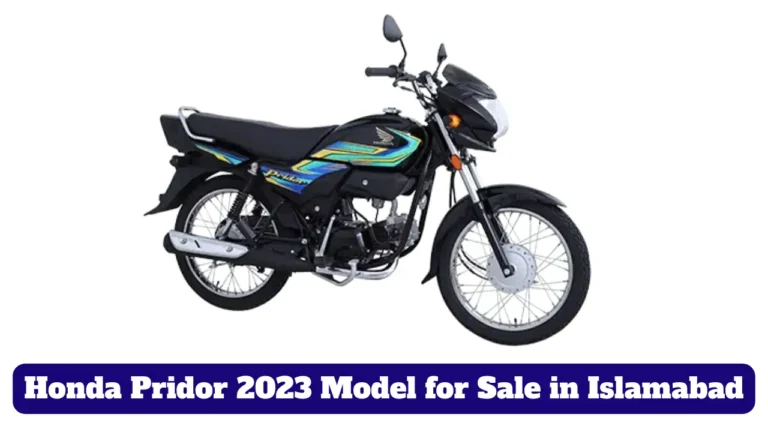 Used Honda Pridor 2023 Model for Sale in Islamabad