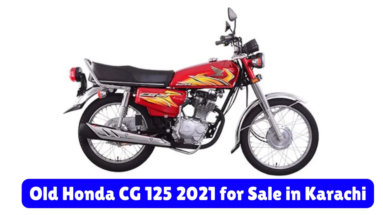 Old Honda CG 125 2021 for Sale in Karachi