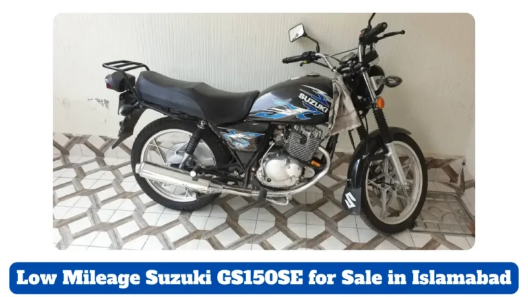 Low Mileage Suzuki GS150SE for Sale in Islamabad