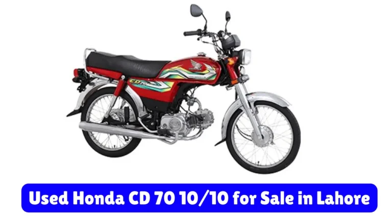 Used Honda CD 70 10/10 Condition for Sale in Lahore